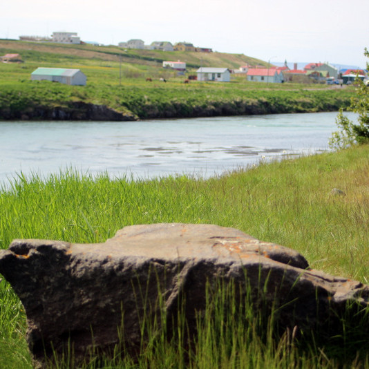 Sveitarstjórn Blönduósbæjar samþykkti í gær umsókn til Minjastofnunar um að gamli bærinn á Blönduósi verði gerður að verndarsvæði í byggð. Mynd: KSE