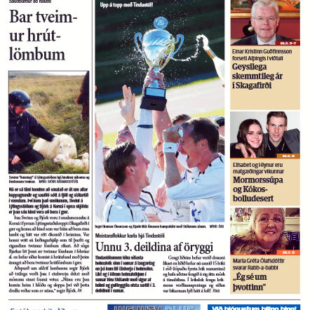 Margt forvitnilegt er í Feyki í dag