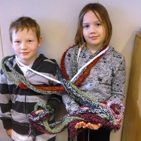 Vaskir puttaprjónarar