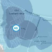 4G símans á Sauðárkrók