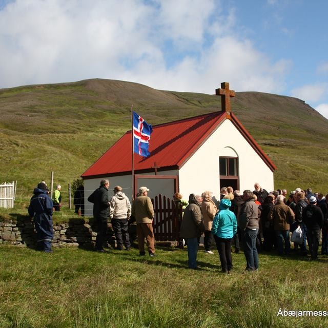 Ábæjarmessa árið 2013. Mynd: Valgeir Kárason.