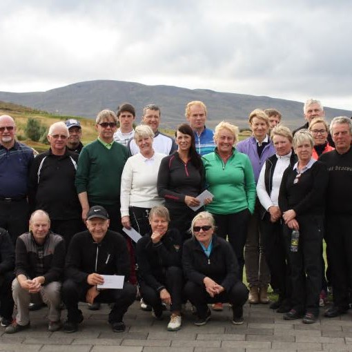 Feðgar með besta skorið