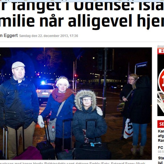 Ágúst Ingi og Herdís rétt náðu flugi til Íslands