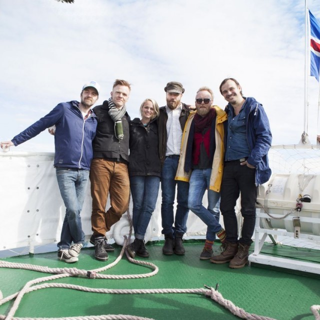 Áhöfnin á Húna II á Sauðárkróki á morgun