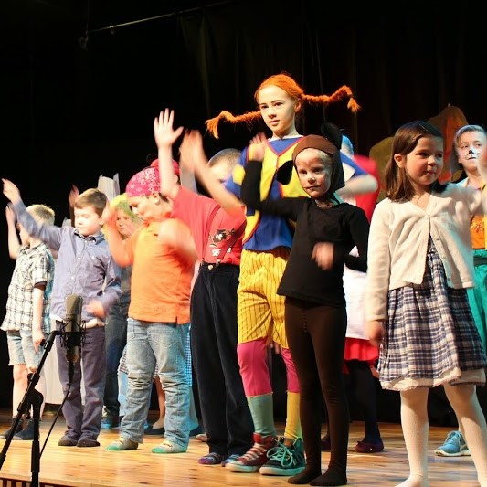 Allt í plati á árshátíð Varmahlíðarskóla