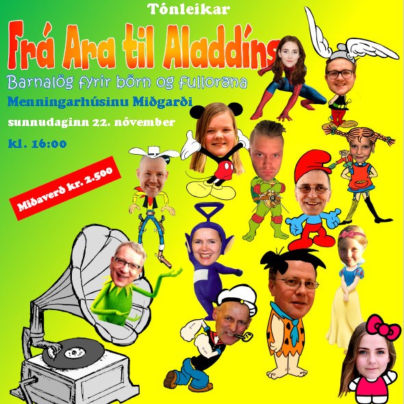 Frá Ara til Alladin - Barnalög fyrir alla fjölskylduna