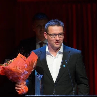 Arnar Már Arngrímsson hlaut Barna- og unglingabókmenntaverðlaun Norðurlandaráðs 2016. Mynd: rsi.is