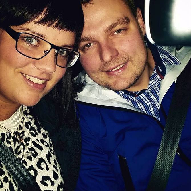 Matgæðingarnir Ástrós og Guðni. Mynd úr einkasafni.