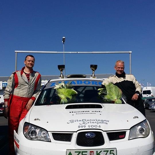 Baldur og Aðalsteinn efstir í rallýinu