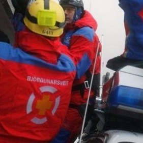 Ferðamenn fastir á Lágheiði