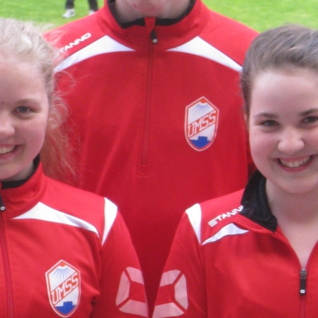 Kolbrún Birna Jökulrós og Þórkatla Sumarrós Þrastardætur. Mynd: Úr einkasafni.