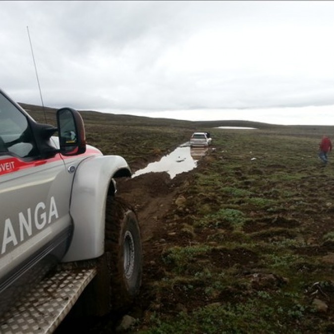Björgunarsveitin Húnar kom til aðstoðar þegar maður féll um 3-4 metra niður í fjöru við Skarð á Vatnsnesi. (Myndin tengist efni fréttarinnar ekki beint). Mynd: Björgunarsveitin Húnar.