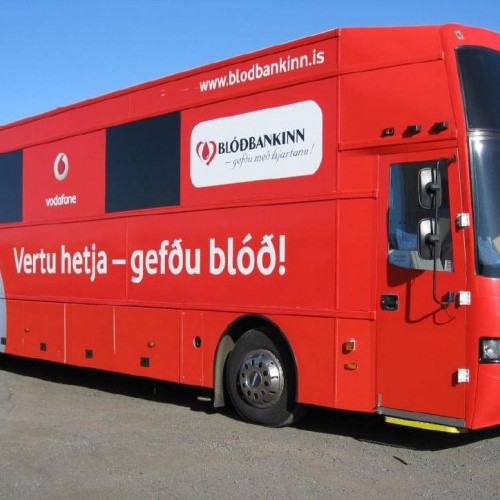 Blóðbankabíllinn á Sauðárkróki og Blönduósi