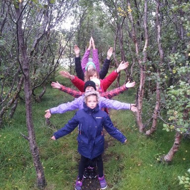 Hreyfistund í Hrútey