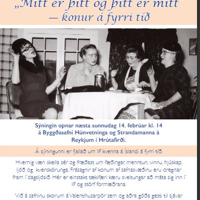 Ný sýning verður opnuð í Byggðasafninu á Reykjum næstkomandi sunnudag.