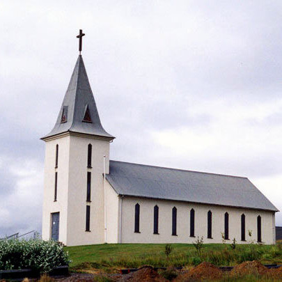 Hvammstangakirkja. Mynd: Kirkjukort.net.