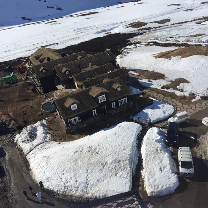 Nýja hótelið á Deplum í Fljótum. Mynd: Kristinn Kristjánsson.