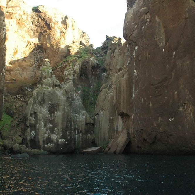 Hrun í kjölfar skjálfta