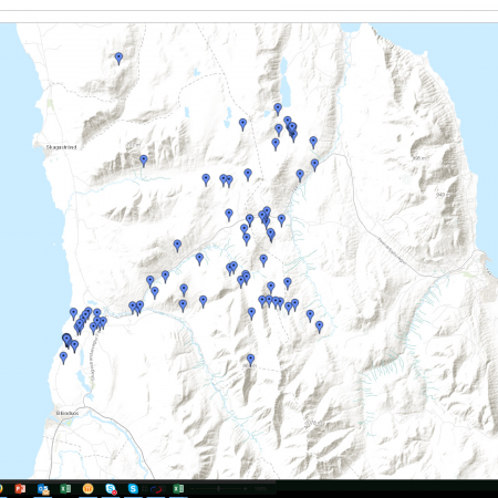 Á meðfylgjandi myndum má sjá dreifingu ánna 29. ágúst sl.