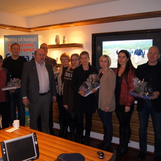 Almenningsíþróttaverkefni UMFÍ – viðurkenningar afhentar