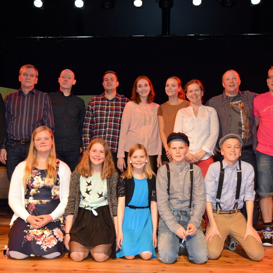 Flottur hópur skagfirskra listamanna. Myndir: Laufey Haraldsdóttir.