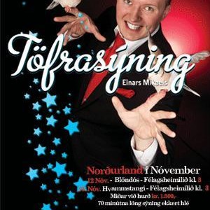 Mögnuð töfrasýning Einars um helgina