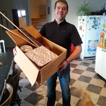 Eiríkur hafði heppnina með sér