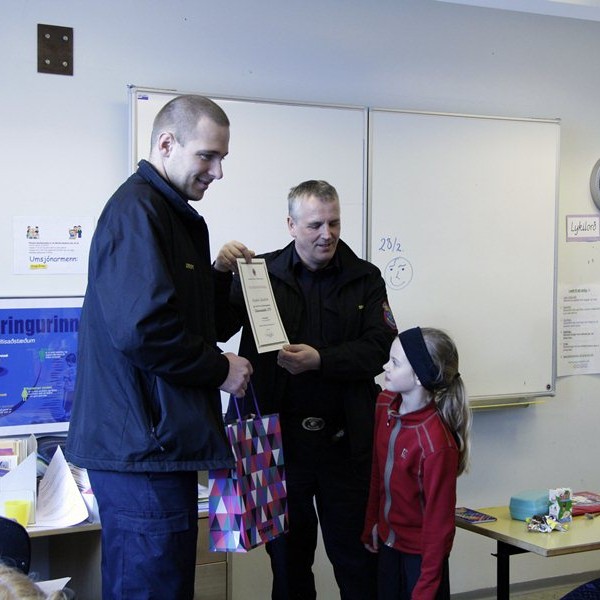 Berglind vann eldvarnargetraunina