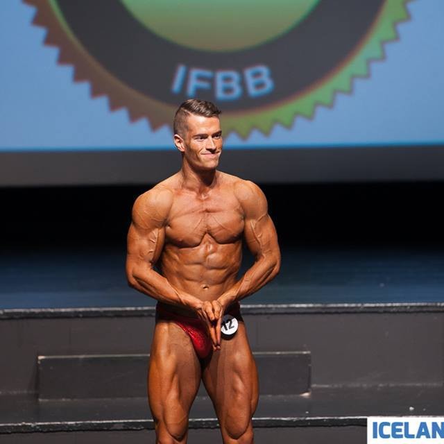 Elmar Eysteinsson frá Laufhóli í Skagafirði er nýr Íslandsmeistari í fitness.