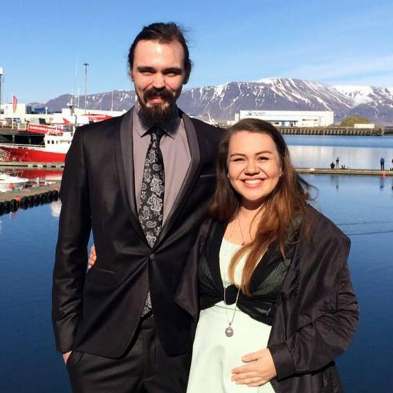 Eva Pandora Baldursdóttir og Daníel Valgeir Stefánsson. Mynd: Af Facebooksíðu Evu.