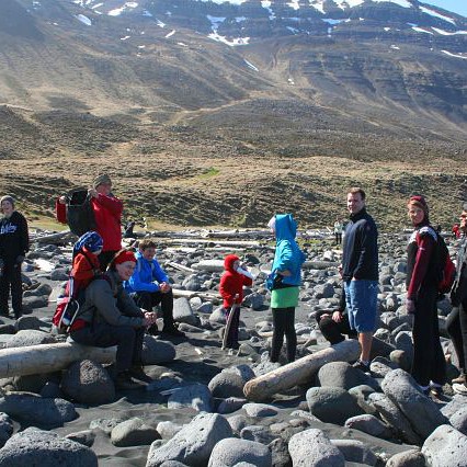 Fjársjóðsleit og sandkastalakeppni