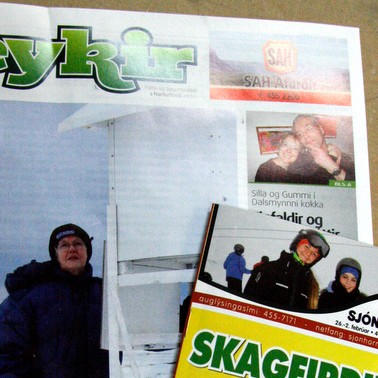 Feyki og Sjónhorni ekki dreift utan Sauðárkróks í dag