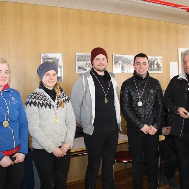 Verðlaunahafar í atvinnumannaflokki. Mynd: Skagfirðingur.is.