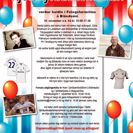 Til styrktar Guðjóni Óla