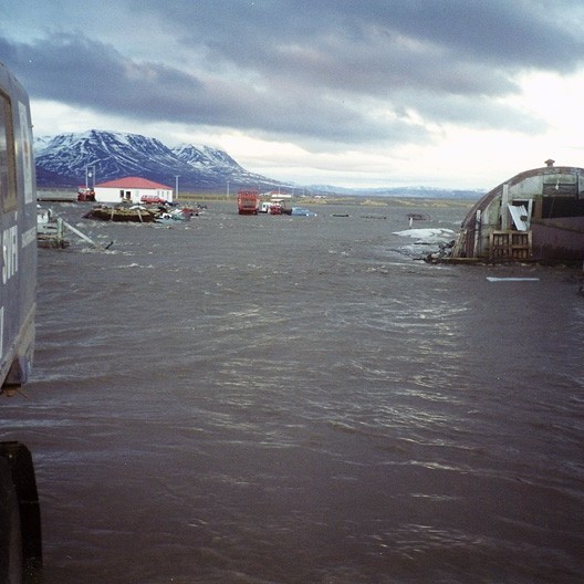Flóð í Héraðsvötnum. Mynd: Hjalti Pálsson.