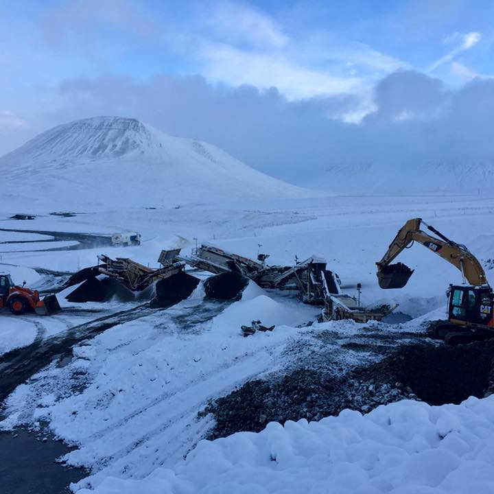 Malað á Neðri - Mýrum. Mynd: Fésbókarsíða Króksverks.