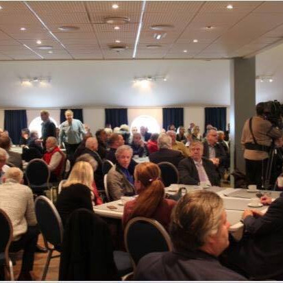 Frá stofnfundi Framfarafélagsins. Mynd: Róbert Smári.