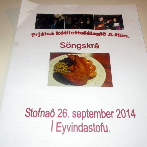 Frjálsa kótilettufélagið var stofnað í september 2014. Mynd: Húni.is