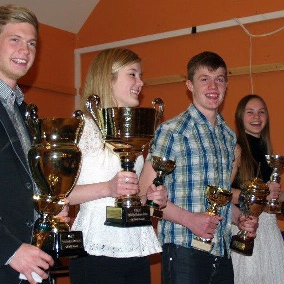 Jóhann Björn og Þóranna Ósk frjálsíþróttafólk Skagafjarðar 2013