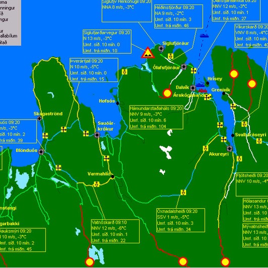Vetrarfærð á Norðurlandi vestra