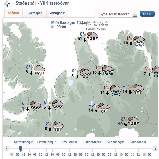 Versnandi veður á Norðurlandi vestra