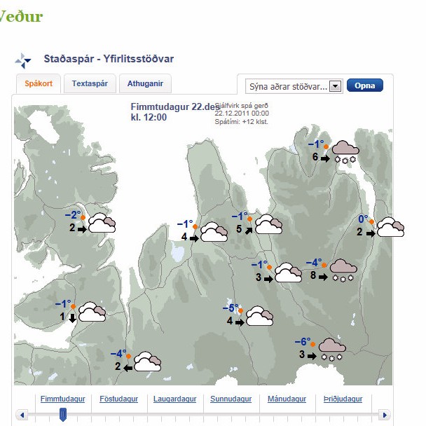 Slydda eða rigning á aðfangadag