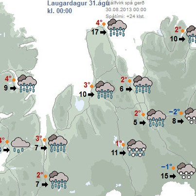 Viðvörun: Varað við stormi