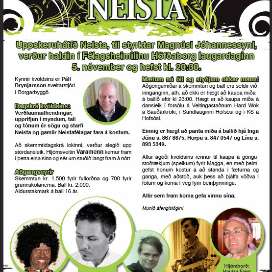 Sund í kvöld og uppskeruhátíð á morgun