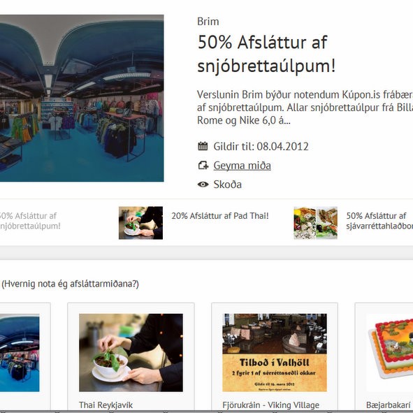 Króksarar með afsláttarmiðavefsíðu