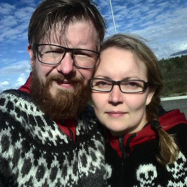 Matgæðingarnir Lilja og Gísli. Mynd úr einkasafni.