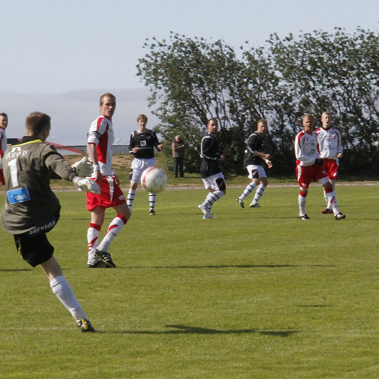 Ingvi Hrannar bjargaði stigi með glæsimarki