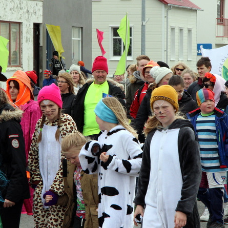 Gleðiganga í norðansvalanum