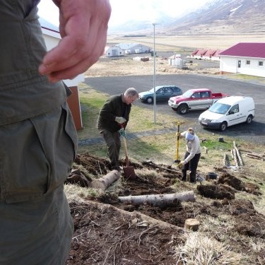 Fjölmenni á göngustíganámskeiði