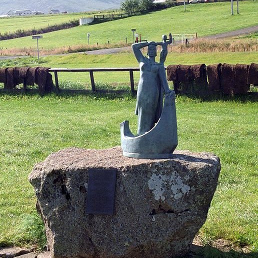 Guðríður og Snorri Þorfinnsson í Páfagarð